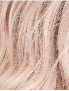 Perruque Amber Mono Part Ellen Wille teinte Malibu Blonde Rooted gros plan de la teinte