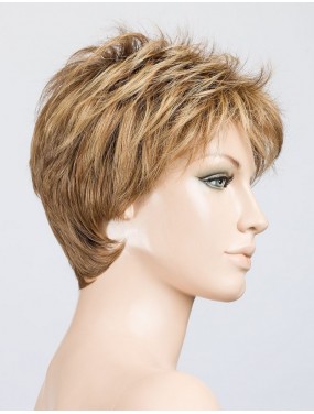 Perruque Bliss Ellen Wille teinte Lightbernstein Rooted sur mannequin vue de profil
