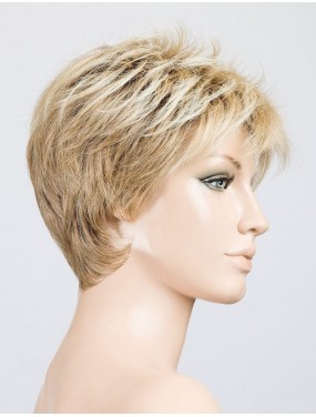 Perruque Bliss Ellen Wille teinte Sandyblonde Rooted sur mannequin vue de profil