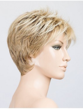 Perruque Bliss Ellen Wille teinte Sandyblonde Rooted sur mannequin vue de profil