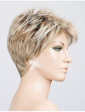 Perruque Bliss Ellen Wille teinte Pearlblonde Rooted sur mannequin vue de profil