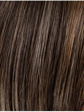 Perruque Casey Mono Part Ellen Wille teinte Coffeebrown Lighted gros plan de la teinte