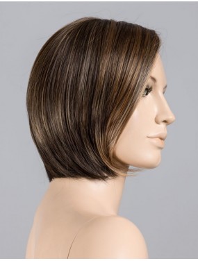 Perruque Casey Mono Part Ellen Wille teinte Coffeebrown Lighted sur mannequin vue de profil