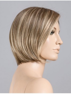 Perruque Casey Mono Part Ellen Wille teinte Sandmulti Rooted sur mannequin vue de profil