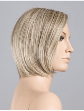 Perruque Casey Mono Part Ellen Wille teinte Pearlblonde Rooted sur mannequin vue de profil
