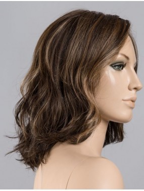 Perruque Delight Mono Part Ellen Wille teinte Coffeebrown Lighted sur mannequin vue de profil