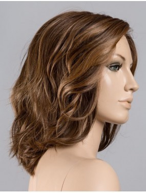 Perruque Delight Mono Part Ellen Wille teinte Chocolate Rooted sur mannequin vue de profil