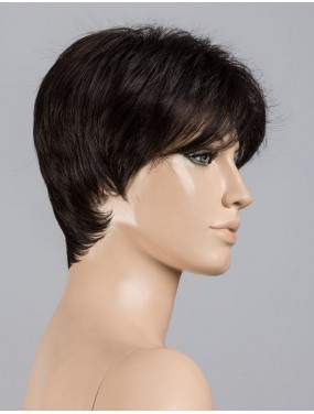 Perruque Elan Ellen Wille teinte Espresso Mix sur mannequin vue de profil