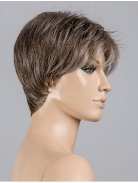 Perruque Elan Ellen Wille teinte Smoke Frosted sur mannequin vue de profil
