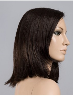 Perruque Flirt Mono Part Ellen Wille teinte Espresso Rooted sur mannequin vue de profil