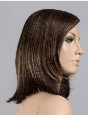 Perruque Flirt Mono Part Ellen Wille teinte Coffeebrown Mix sur mannequin vue de profil