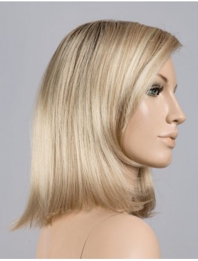 Perruque Flirt Mono Part Ellen Wille teinte Champagne Rooted sur mannequin vue de profil