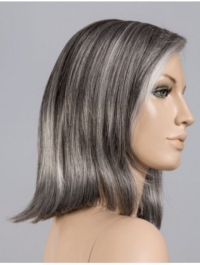 Perruque Flirt Mono Part Ellen Wille teinte Salt/Pepper Rooted sur mannequin vue de profil