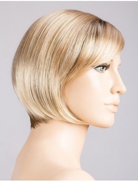 Perruque French Mono Part Ellen Wille teinte Sandyblonde Rooted sur mannequin vue de profil
