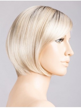 Perruque French Mono Part Ellen Wille teinte Lightchampagne Rooted sur mannequin vue de profil