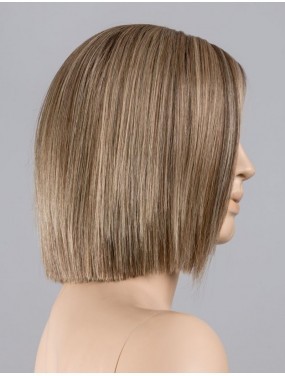 Perruque Lia Mono Part II Ellen Wille teinte Sandmulti Rooted sur mannequin vue de profil