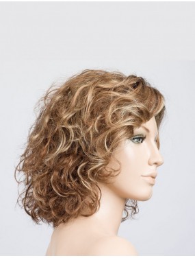 Perruque Loop Ellen Wille teinte Tobacco Rooted sur mannequin vue de profil