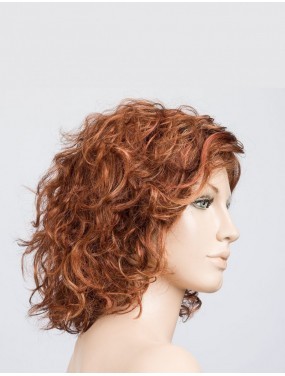 Perruque Loop Ellen Wille teinte Safranred Rooted sur mannequin vue de profil