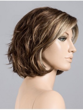 Perruque Night Ellen Wille teinte Coffeebrown Lighted sur mannequin vue de profil