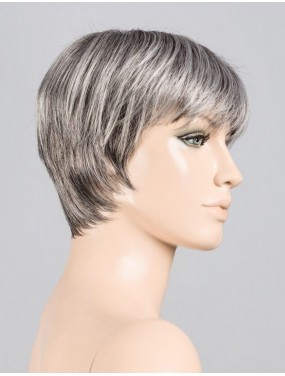 Perruque Pixie Ellen Wille teinte Salt/Pepper Mix sur mannequin vue de profil
