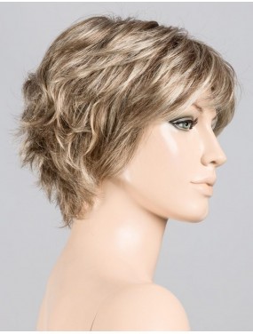 Perruque Raise Ellen Wille teinte Sandmulti Rooted sur mannequin vue de profil