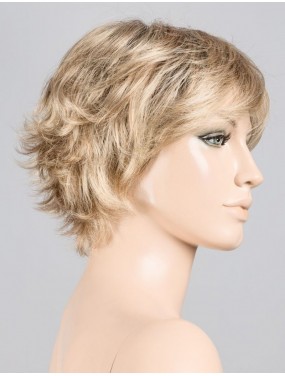 Perruque Raise Ellen Wille teinte Caramel Rooted sur mannequin vue de profil