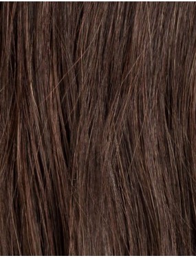 Perruque Runway Mono Part Ellen Wille teinte Darkchocolate Rooted gros plan de la teinte