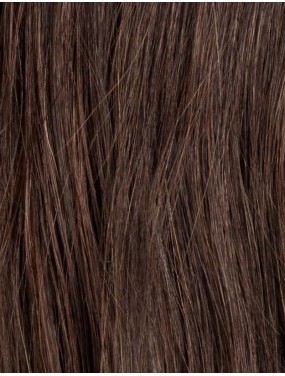 Perruque Runway Mono Part Ellen Wille teinte Darkchocolate Rooted gros plan de la teinte