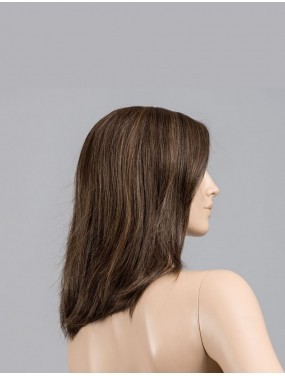 Perruque Runway Mono Part Ellen Wille teinte Coffeebrown Mix sur mannequin vue de profil