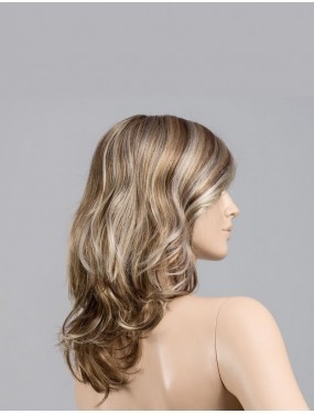 Perruque Touch Mono Part Ellen Wille teinte Sandmulti Rooted sur mannequin vue de profil