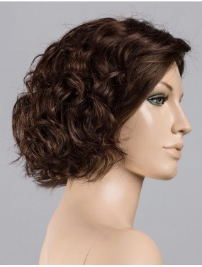 Perruque Turn Mono Part Ellen Wille teinte Darkchocolate Rooted sur mannequin vue de profil