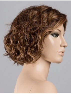 Perruque Turn Mono Part Ellen Wille teinte Hotmocca Rooted sur mannequin vue de profil