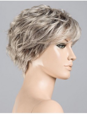 Perruque Weekend Ellen Wille teinte Silverblonde Rooted sur mannequin vue de profil