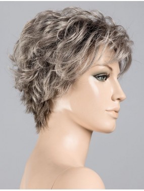 Perruque Weekend Ellen Wille teinte Stonegrey Rooted sur mannequin vue de profil