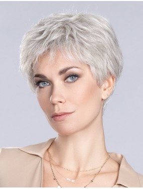 Perruque Time Comfort Ellen Wille teinte Silver Mix portée par un mannequin