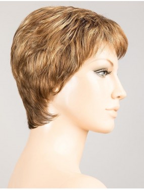 Perruque Risk Ellen Wille teinte Tobacco Rooted sur mannequin vue de profil