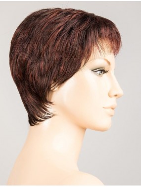 Perruque Risk Ellen Wille teinte Aubergine Mix sur mannequin vue de profil