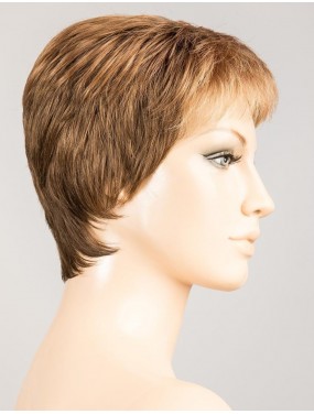 Perruque Risk Large Ellen Wille teinte Mocca Lighted sur mannequin vue de profil