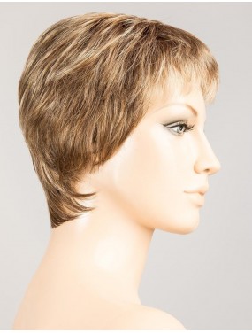 Perruque Risk Large Ellen Wille teinte DarkSand Mix sur mannequin vue de profil