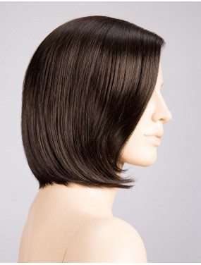 Perruque Elite Mono Part Ellen Wille teinte Espresso Mix sur mannequin vue de profil
