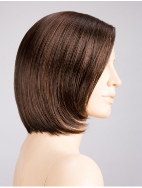 Perruque Elite Mono Part Ellen Wille teinte Darkchocolate Mix sur mannequin vue de profil