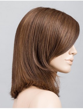 Perruque Melody Mono Ellen Wille teinte Chocolate Rooted sur mannequin vue de profil