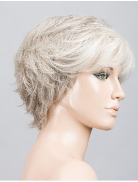 Perruque Relax Large Ellen Wille teinte Snow Mix sur mannequin vue de profil