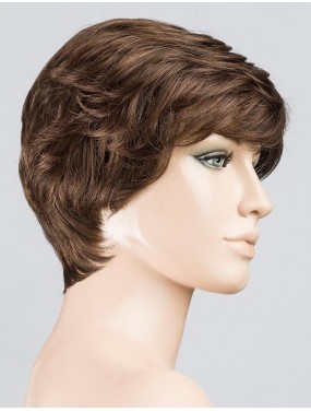 Perruque Apart Mono Ellen Wille teinte Chocolate Mix sur mannequin vue de profil