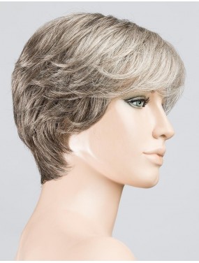 Perruque Apart Mono Ellen Wille teinte Darksnow Mix sur mannequin vue de profil