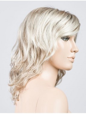 Perruque Beach Mono Part Ellen Wille teinte Pearlblonde Rooted sur mannequin vue de profil