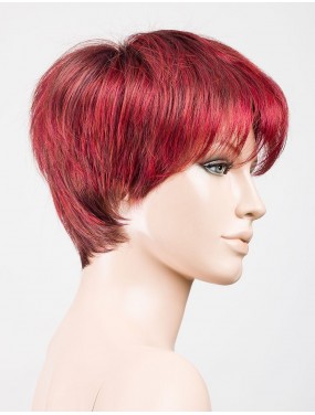 Perruque Beat Ellen Wille teinte Hotflame Mix sur mannequin vue de profil