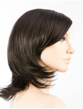 Perruque Casino Mono Part Ellen Wille teinte Black sur mannequin vue de profil