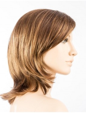 Perruque Casino Mono Part Ellen Wille teinte Tobacco Rooted sur mannequin vue de profil