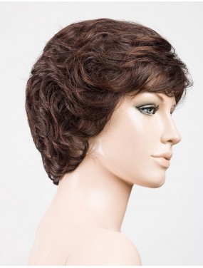 Perruque City Mono Ellen Wille teinte Darkchocolate Mix sur mannequin vue de profil